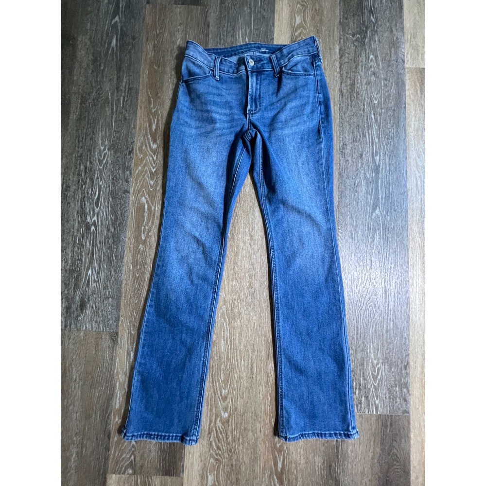 Old Navy Wow Boot-Cut Jeans Womens 4 Blue Mid-Rise Stretch Denim Pants‎